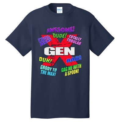 Gen X Jargon Tall T-Shirt