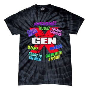 Gen X Jargon Tie-Dye T-Shirt