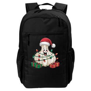 Garlic Xmas Lighting Funny Garlic Christmas Daily Commute Backpack