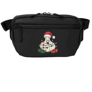 Garlic Xmas Lighting Funny Garlic Christmas Crossbody Pack