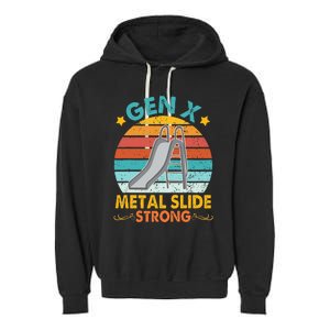 Gen X Metal Slide A Strong Garment-Dyed Fleece Hoodie