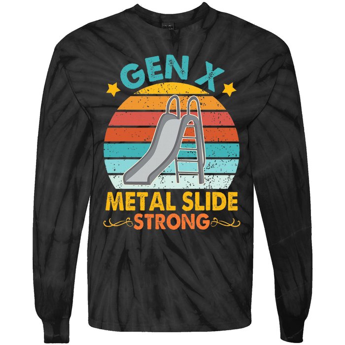 Gen X Metal Slide A Strong Tie-Dye Long Sleeve Shirt