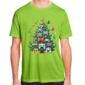 Gamer Xmas Merry Christmas Controller Ornats Tree Gift Adult ChromaSoft Performance T-Shirt