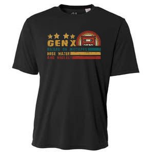 Gen X Nostalgia Raised On Mixtapes And Hose Water Cooling Performance Crew T-Shirt