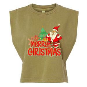 Gingerbread Xmas Pajama Christmas Kid Gifts Santa Claus Garment-Dyed Women's Muscle Tee