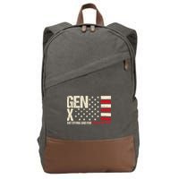 Gen X Quit Crying And Rub Some Dirt On It Cotton Canvas Backpack