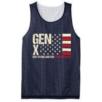 Gen X Quit Crying And Rub Some Dirt On It Mesh Reversible Basketball Jersey Tank