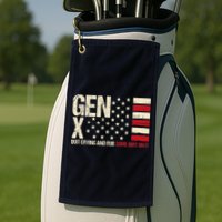 Gen X Quit Crying And Rub Some Dirt On It Golf Towel