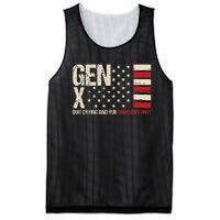 Gen X Quit Crying And Rub Some Dirt On It Mesh Reversible Basketball Jersey Tank