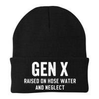 Gen X Raised On Hose Water And Neglect Humor Generation X Beanie