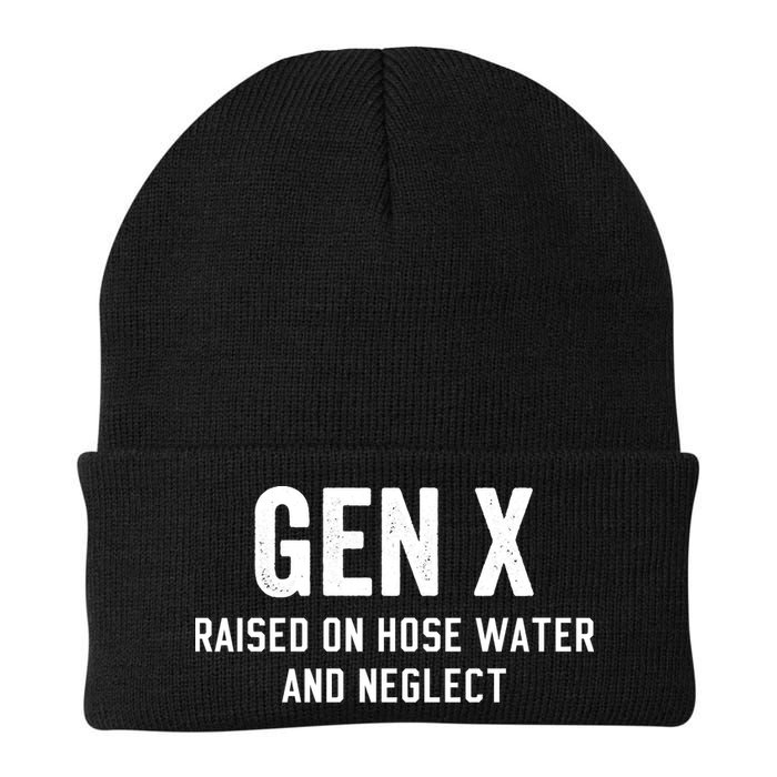 Gen X Raised On Hose Water And Neglect Humor Generation X Beanie
