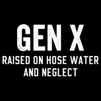 Gen X Raised On Hose Water And Neglect Humor Generation X Wool Snapback Cap