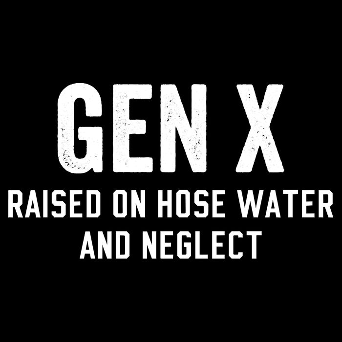 Gen X Raised On Hose Water And Neglect Humor Generation X Wool Snapback Cap