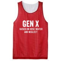 Gen X Raised On Hose Water And Neglect Humor Generation X Mesh Reversible Basketball Jersey Tank