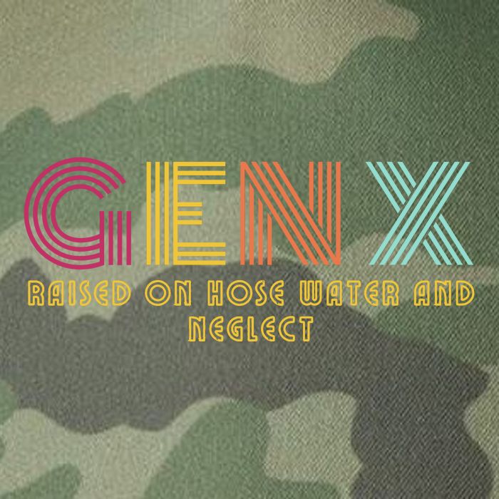 Gen X Raised On Hose Water And Neglect Funny Generation X Legacy Tie Dye Trucker Hat