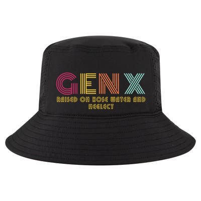 Gen X Raised On Hose Water And Neglect Funny Generation X Cool Comfort Performance Bucket Hat