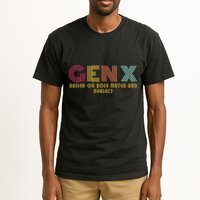 Gen X Raised On Hose Water And Neglect Funny Generation X Tall T-Shirt