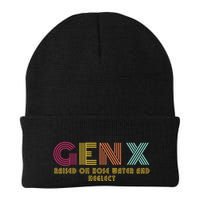 Gen X Raised On Hose Water And Neglect Funny Generation X Beanie