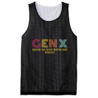 Gen X Raised On Hose Water And Neglect Funny Generation X Mesh Reversible Basketball Jersey Tank