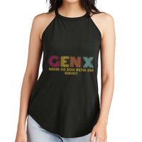 Gen X Raised On Hose Water And Neglect Funny Generation X Women's Perfect Tri Rocker Tank