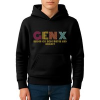 Gen X Raised On Hose Water And Neglect Funny Generation X Kids Hoodie