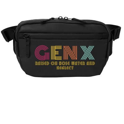 Gen X Raised On Hose Water And Neglect Funny Generation X Crossbody Pack