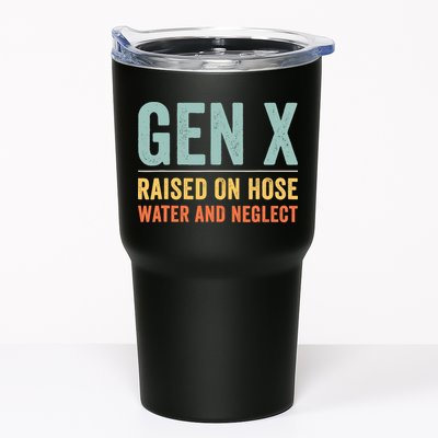 Gen X Raised On Hose Water And Neglect Retro Generation X Tumbler