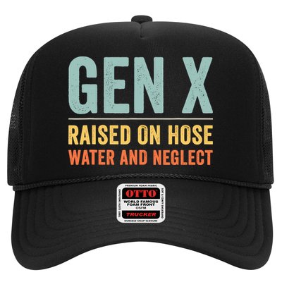 Gen X Raised On Hose Water And Neglect Retro Generation X Hat