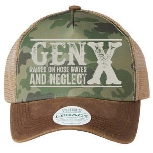 Gen X Raised On Hose Water And Neglect Humor Generation X Legacy Tie Dye Trucker Hat