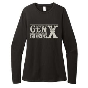 Gen X Raised On Hose Water And Neglect Humor Generation X Womens CVC Long Sleeve Shirt