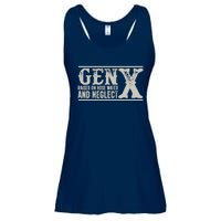 Gen X Raised On Hose Water And Neglect Humor Generation X Ladies Essential Flowy Tank