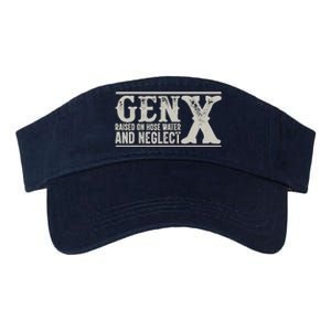 Gen X Raised On Hose Water And Neglect Humor Generation X Valucap Bio-Washed Visor