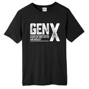 Gen X Raised On Hose Water And Neglect Retro Generation X Tall Fusion ChromaSoft Performance T-Shirt