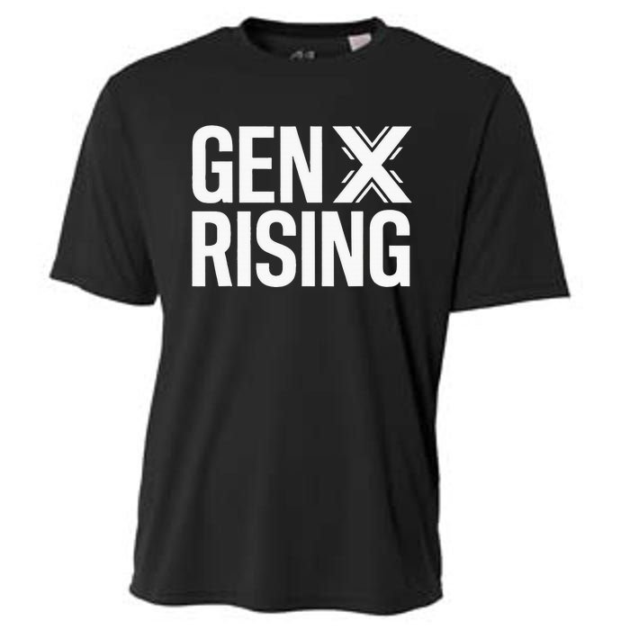 Gen X Rising Unite Angry Fed Up Generation X Saying Cooling Performance Crew T-Shirt