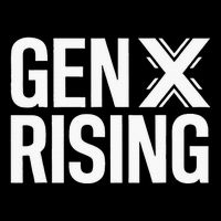 Gen X Rising Unite Angry Fed Up Generation X Saying Drawstring Bag