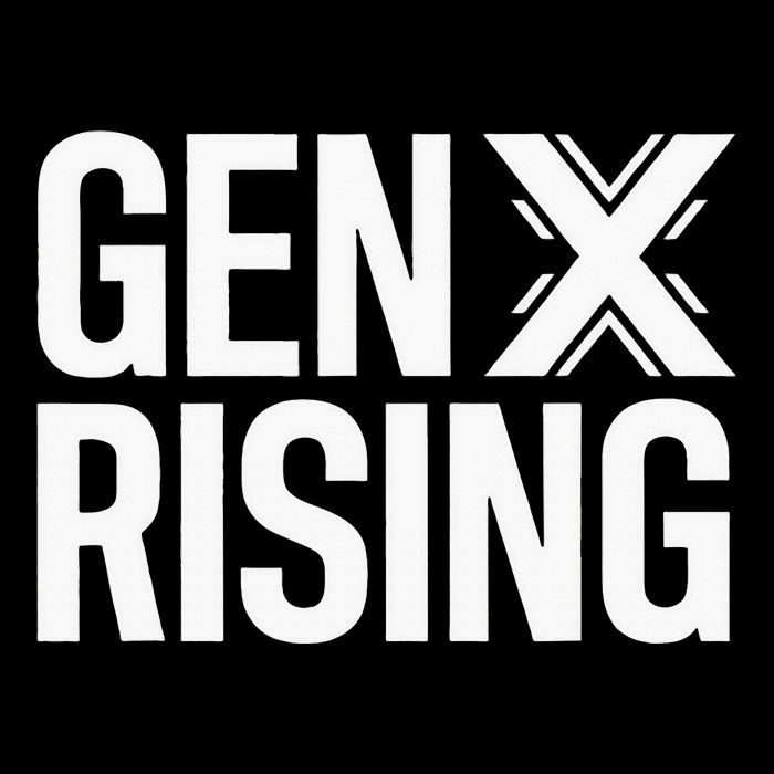 Gen X Rising Unite Angry Fed Up Generation X Saying Drawstring Bag