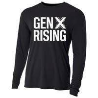 Gen X Rising Unite Angry Fed Up Generation X Saying Cooling Performance Long Sleeve Crew