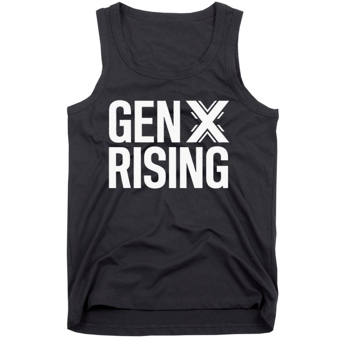 Gen X Rising Unite Angry Fed Up Generation X Saying Tank Top