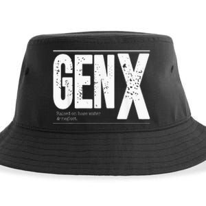 GEN X raised on hose water and neglect Sustainable Bucket Hat