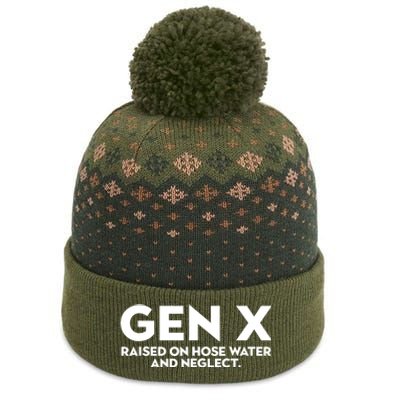 Gen X Raised On Hose Water And Neglect Humor Generation X The Baniff Cuffed Pom Beanie