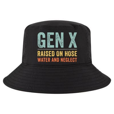 GEN X raised on hose water and neglect Retro Generation X Cool Comfort Performance Bucket Hat