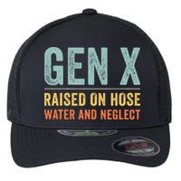 GEN X raised on hose water and neglect Retro Generation X Flexfit Unipanel Trucker Cap