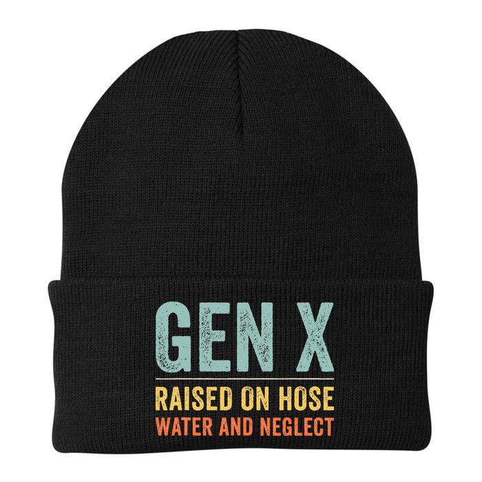 GEN X raised on hose water and neglect Retro Generation X Beanie
