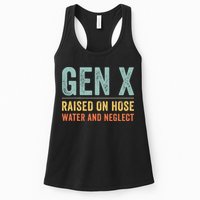 GEN X raised on hose water and neglect Retro Generation X Womens Tank Top