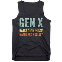 GEN X raised on hose water and neglect Retro Generation X Tank Top