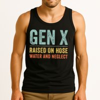 GEN X raised on hose water and neglect Retro Generation X Tank Top