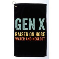 GEN X raised on hose water and neglect Retro Generation X Golf Towel