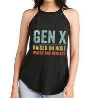 GEN X raised on hose water and neglect Retro Generation X Women's Perfect Tri Rocker Tank