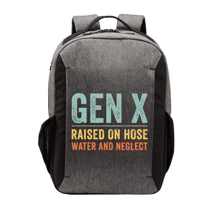 GEN X raised on hose water and neglect Retro Generation X Vector Backpack