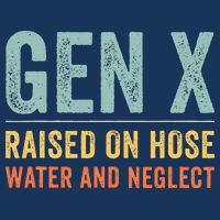 GEN X raised on hose water and neglect Retro Generation X Infant Baby Jersey Bodysuit